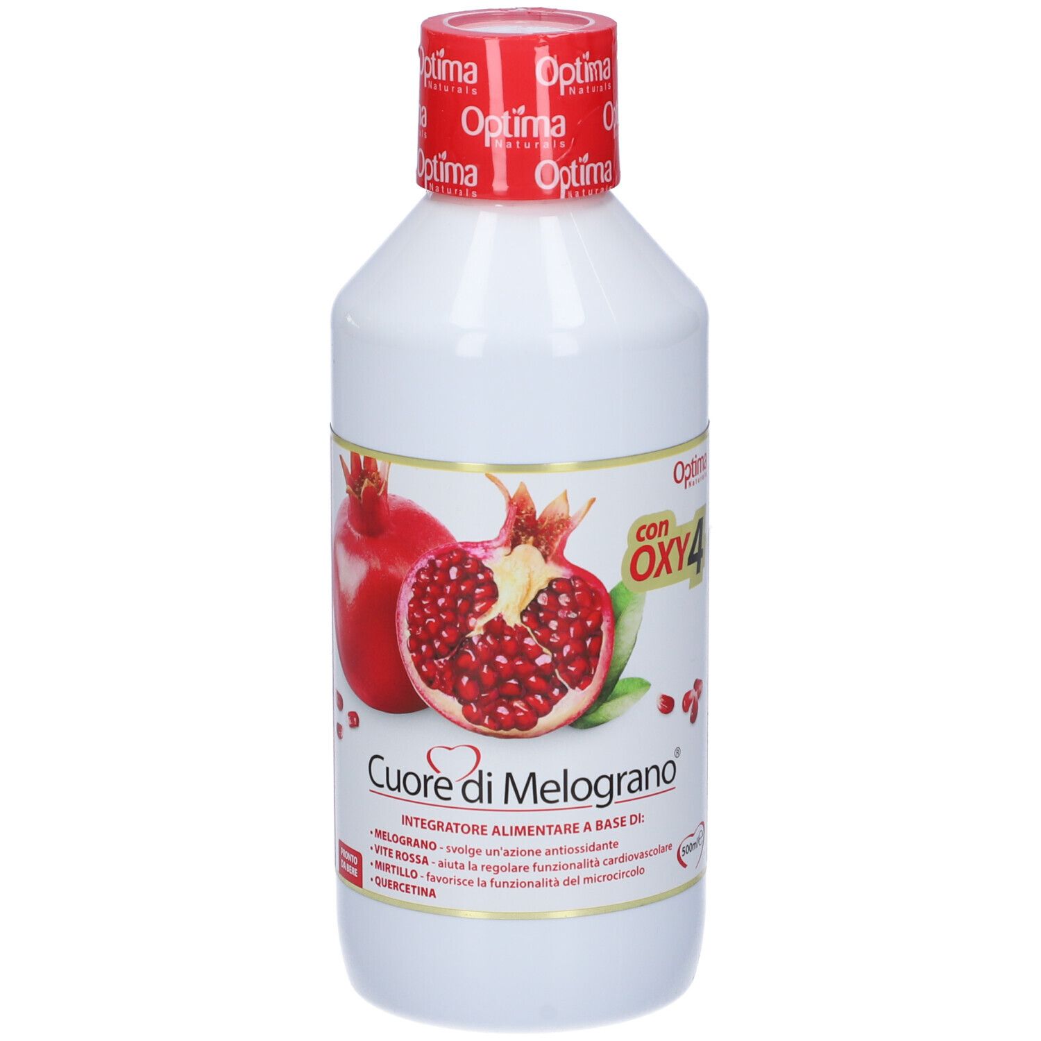 Optima Naturals Cuore di Melograno con OXY4 Soluzione Orale 500ml