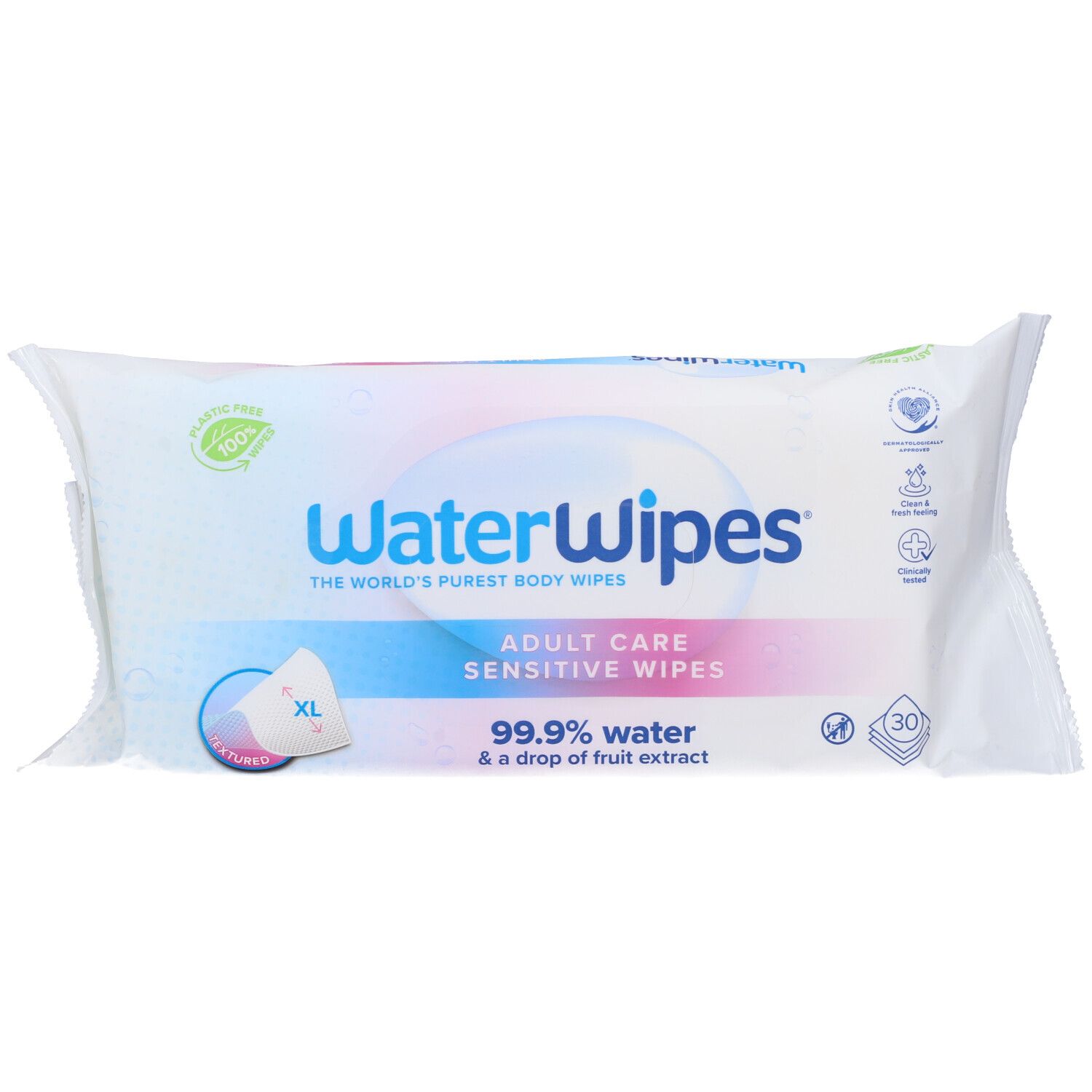 WaterWipes Adult Care Sensitive Wipes Salviette Adulti 30 pz Salviette