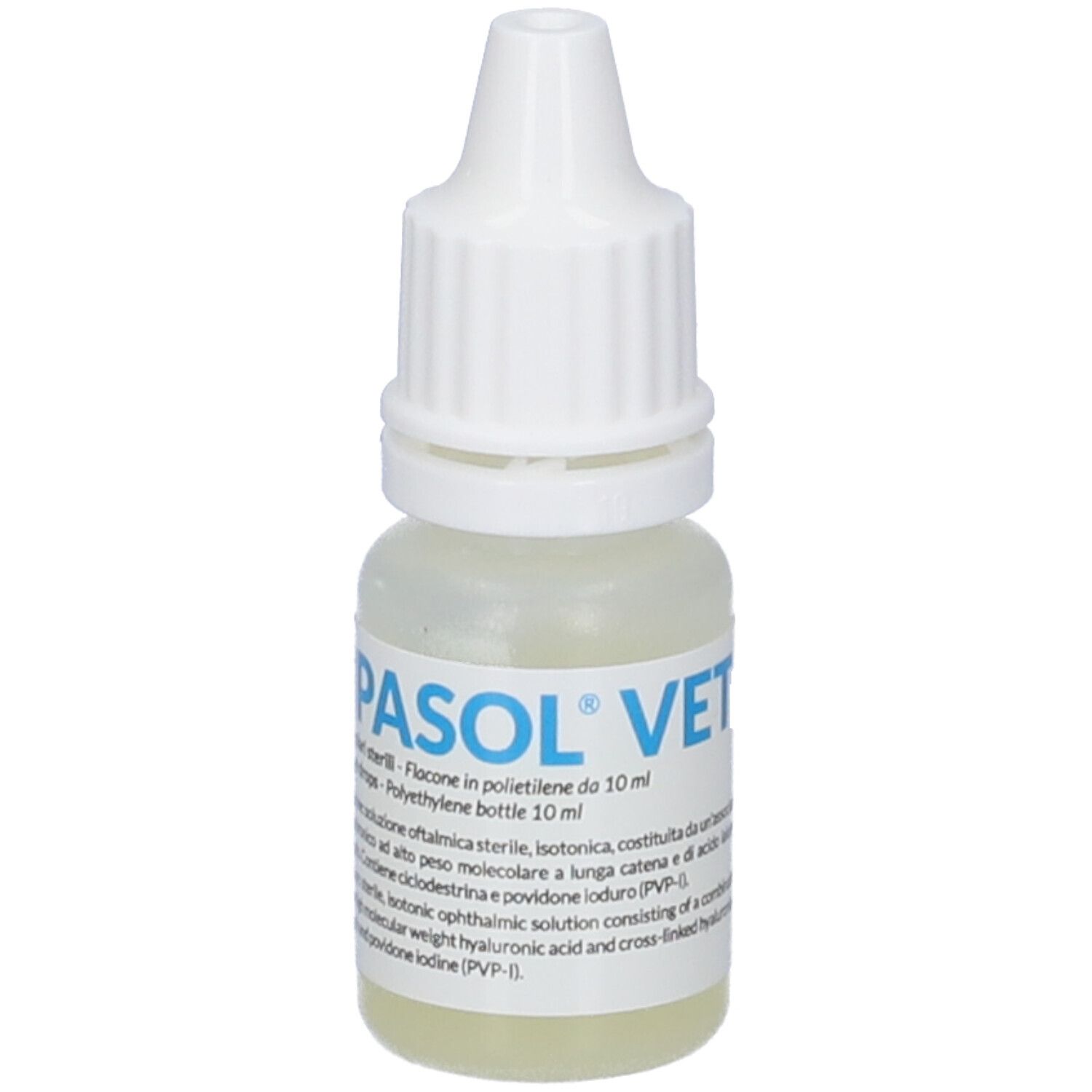 Ripassol Vet sterile Augentropfen, 10ml Flasche mit Tropfspitze.