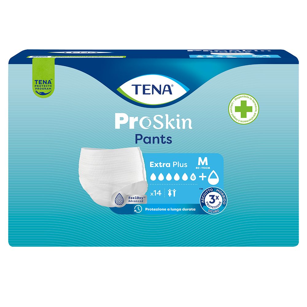 Tena Pants - 14 Mutandine Assorbenti Per Incontinenza Extra Plus Taglia M - Immagine 5