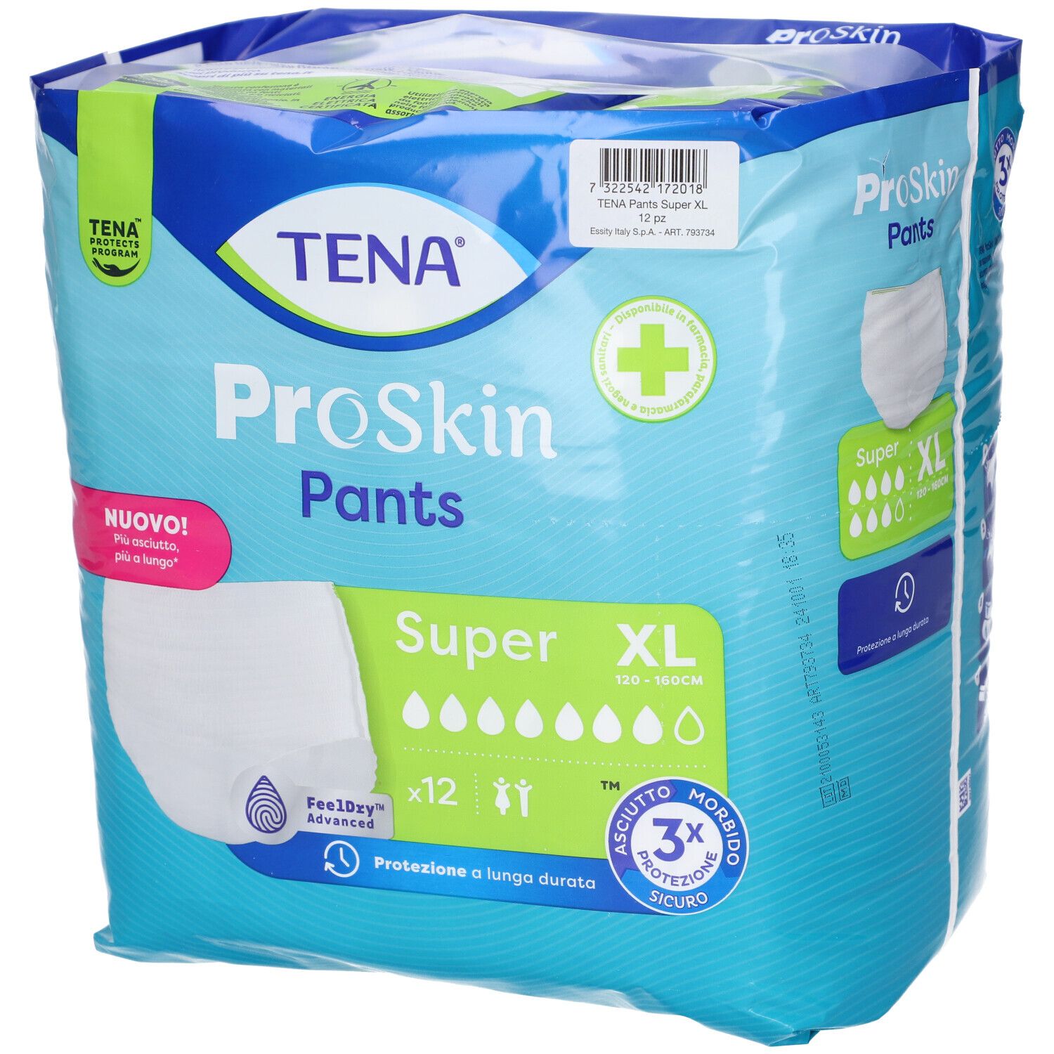 TENA ProSkin Pants Super Mutandine Assorbenti Incontinenza Misura XL