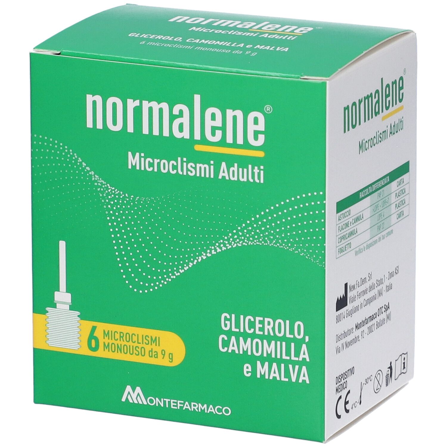 Normalene Malva Microclismi Adulti Lassativo Rettale 6 Microclismi - Immagine 7
