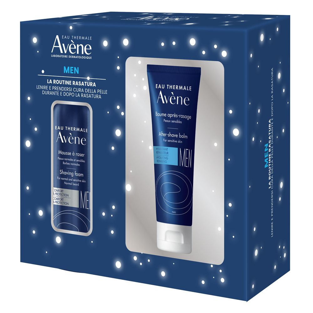 Eau Thermale Avène Cofanetto Natale Rasatura MEN