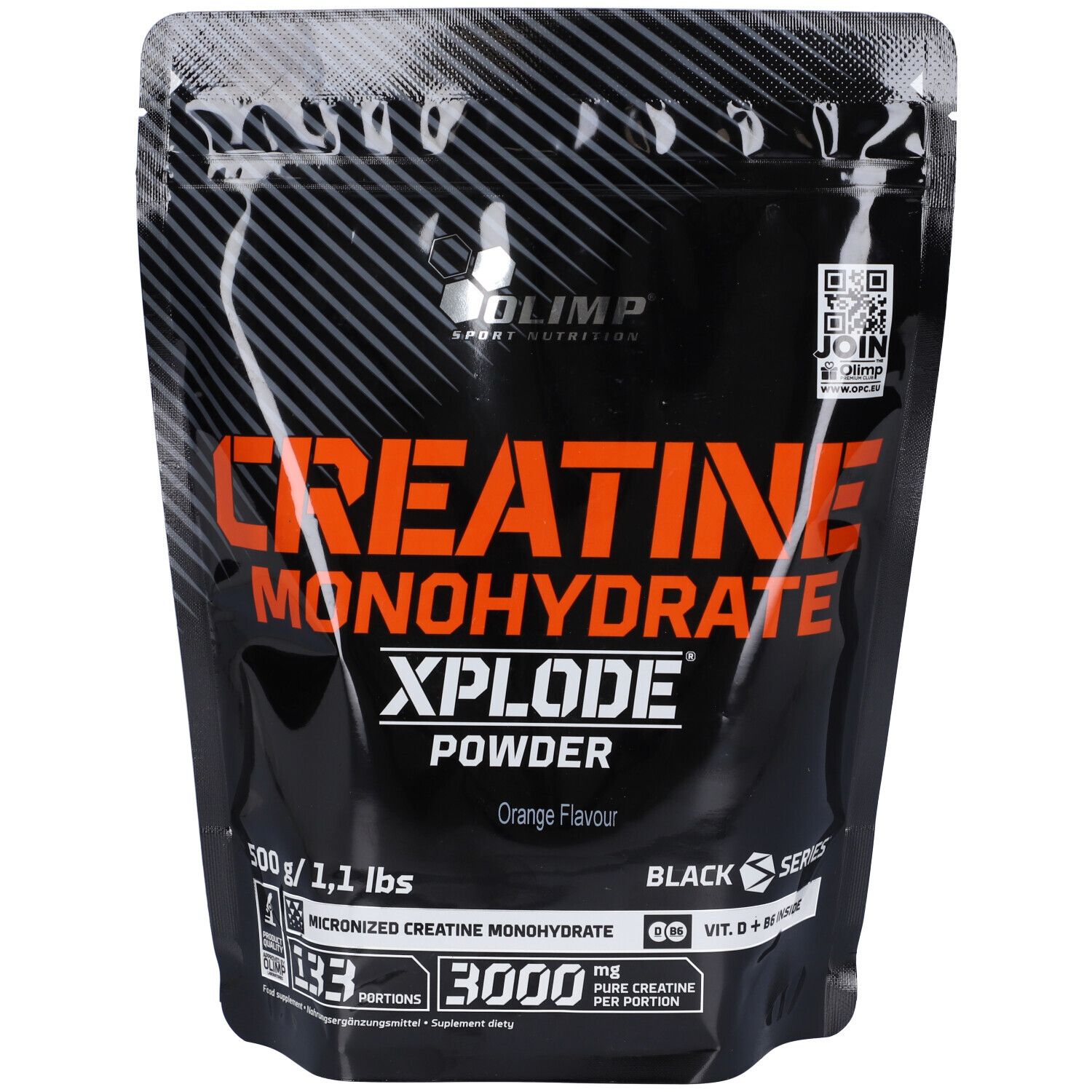 Olimp Creatine Monohydrate Xplode Integratore Alimentare in Polvere Gusto Arancia
