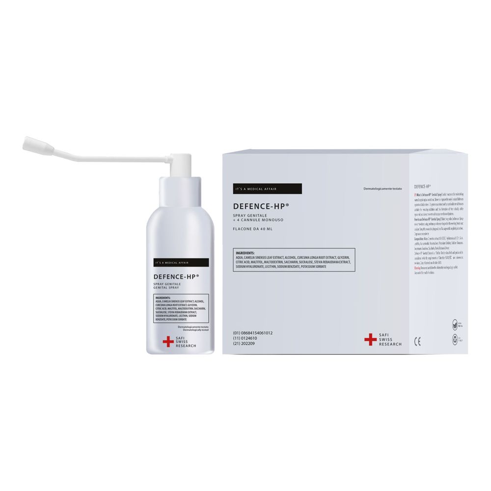 Spray Protettivo Mucosa Vaginale Defence Hp Genital 40 Ml + 4 Cannule Monouso