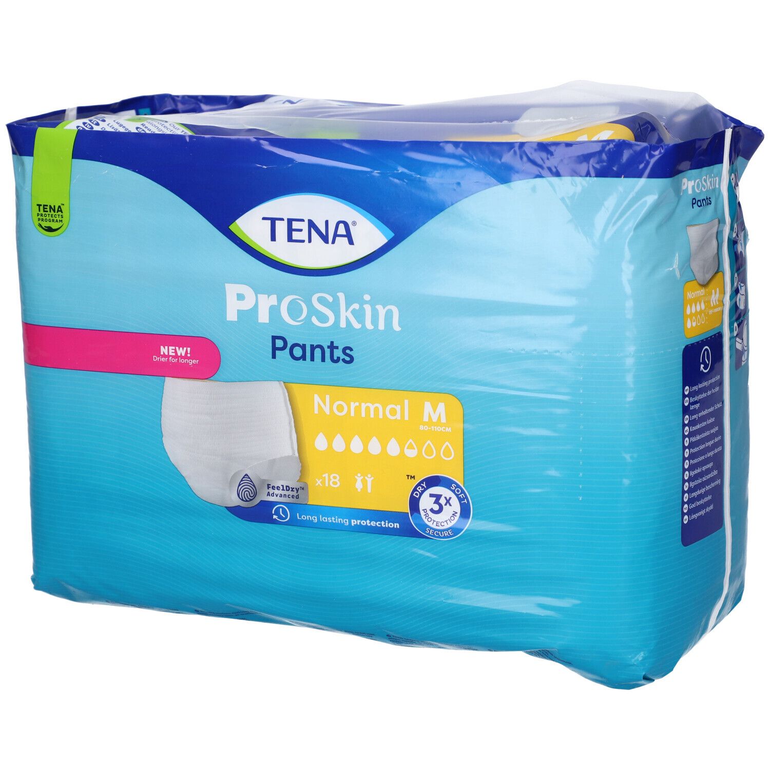 Tena Proskin Pants Assorbenza Normal Taglia M 18 pz Pannolini