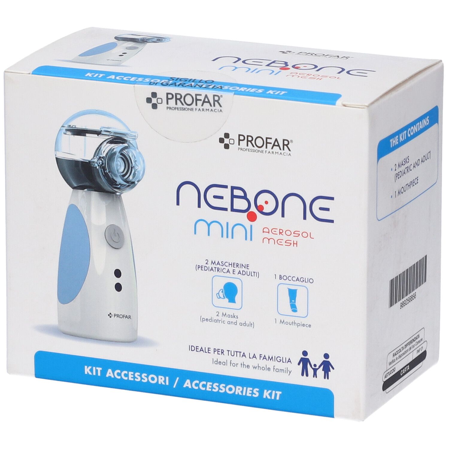 Profar Nebone Mini Aerosol Mesh Kit Accessori 3 Pezzi