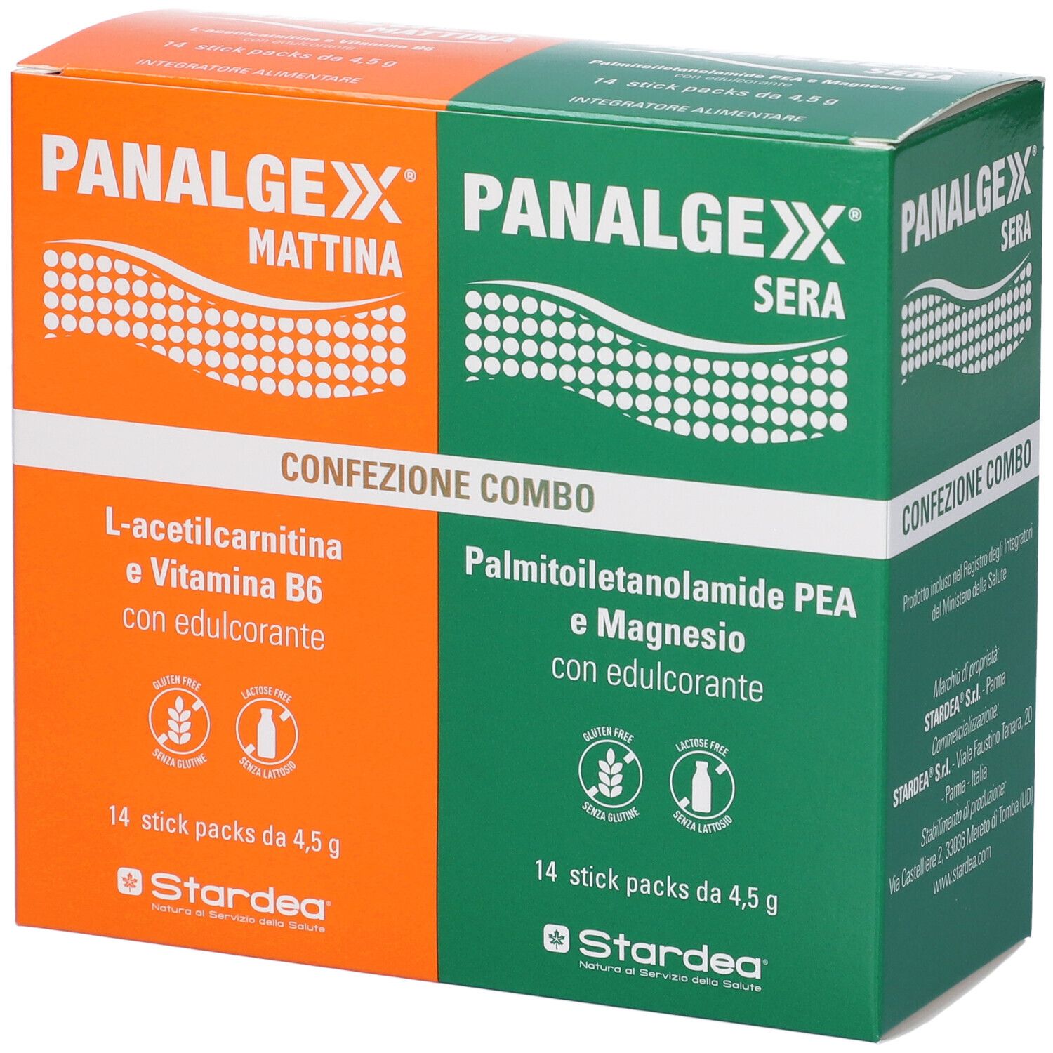 Panalgexx Mattina Stickpack + Panalgexx Sera Stickpack Confezione Combo