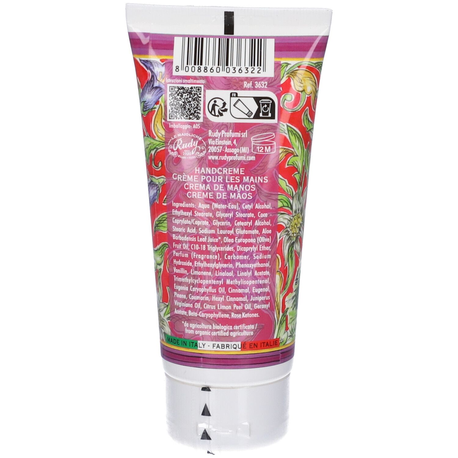 Rudy Profumi Crema Mani Linea Dolomites