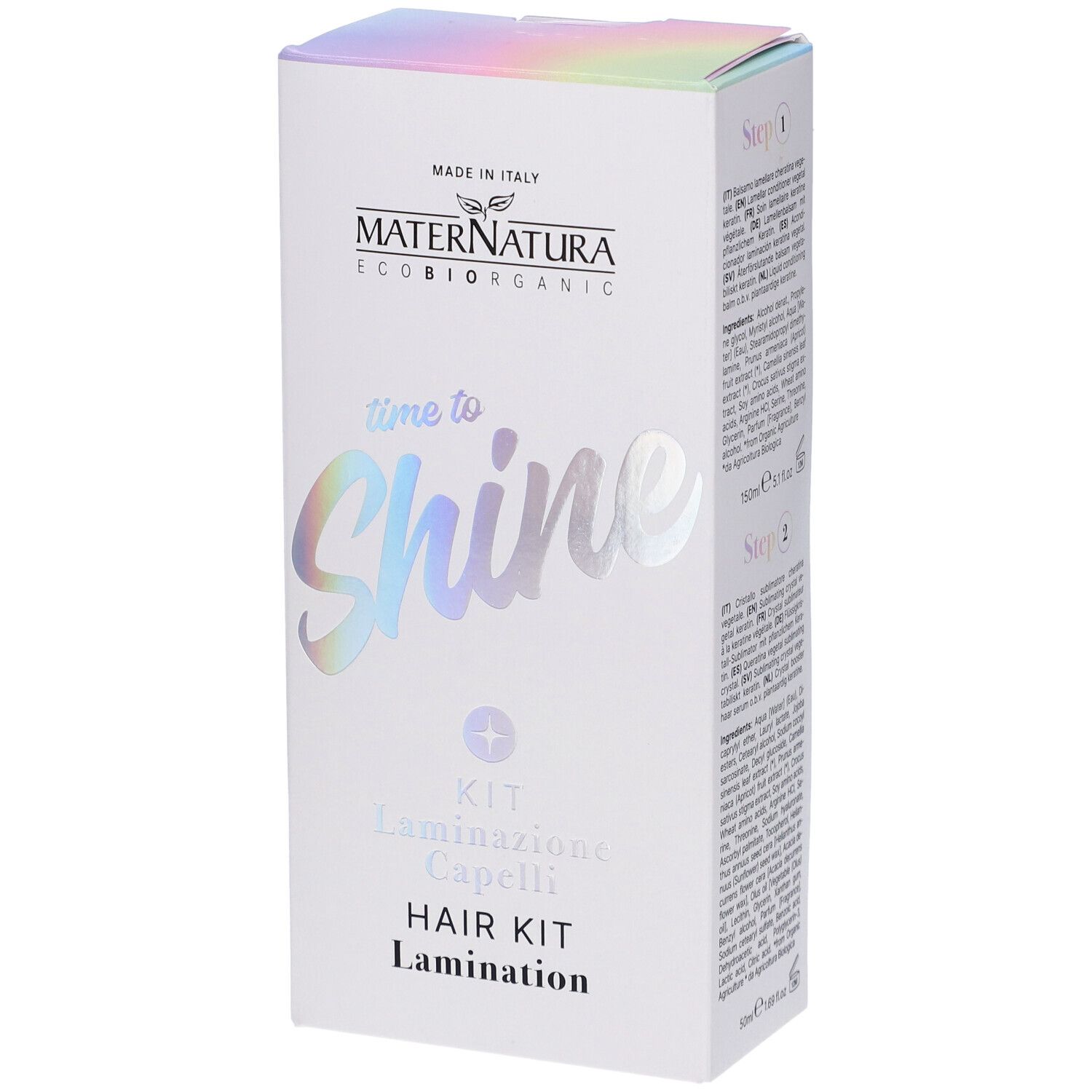 MaterNatura Kit Laminazione Capelli Sfibrati con Cheratina Vegetale