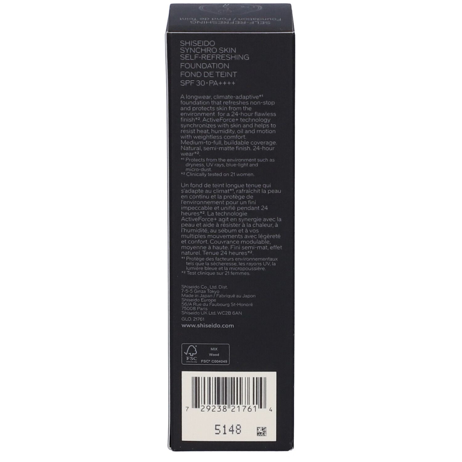 Shiseido Fondotinta Synchro Skin Self-Refreshing SPF 30 Colore 220 Linen