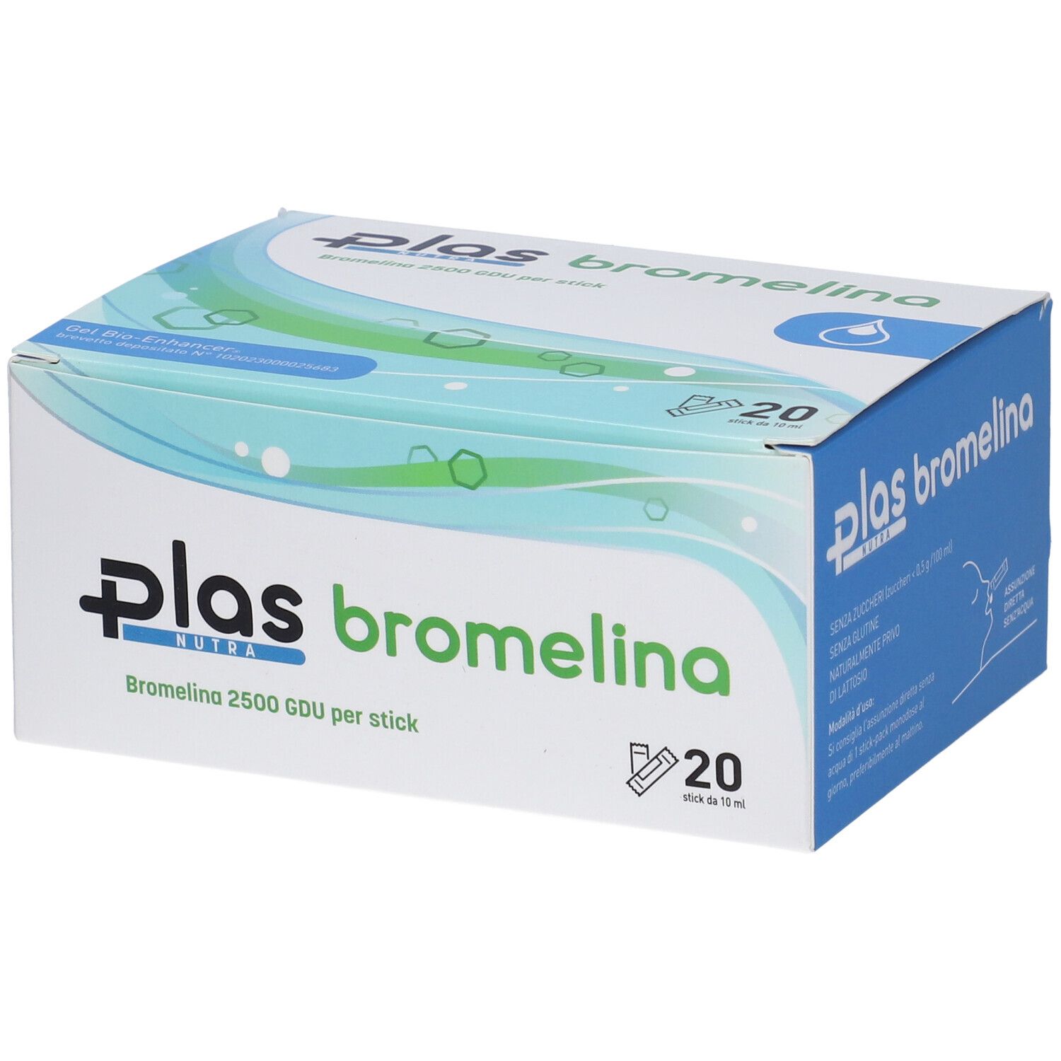 Plas Pharma Srl Plas Bromelina 20 Stick Pack - Immagine 6