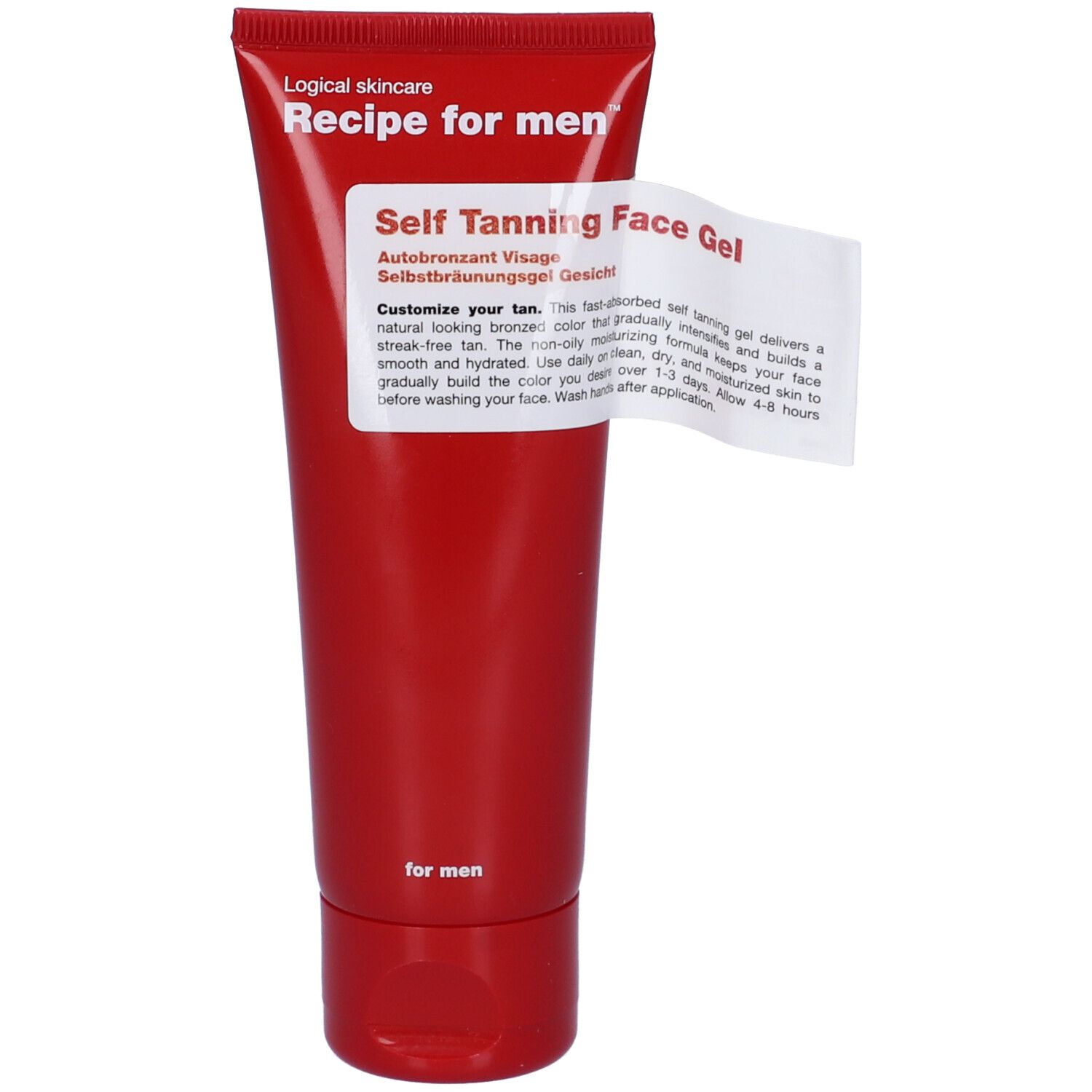 Recipe For Men Gel Autoabbronzante Viso