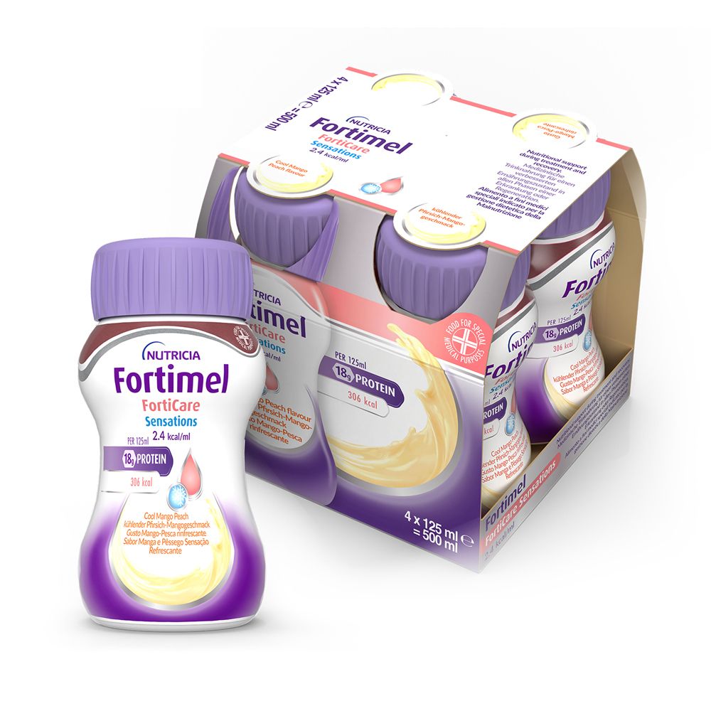 Nutricia Fortimel Forticare Sensation 2,4 Kcal/ml Gusto Pesca/Mango