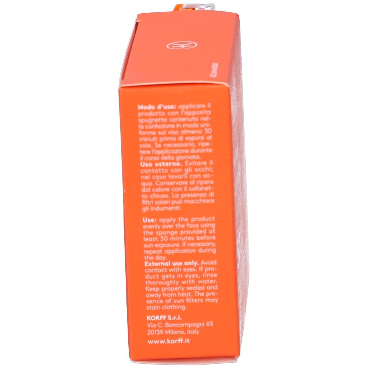 Korff Sun Secret Fondotinta Compatto Solare SPF50+ Tonalità 02 Sun Kissed
