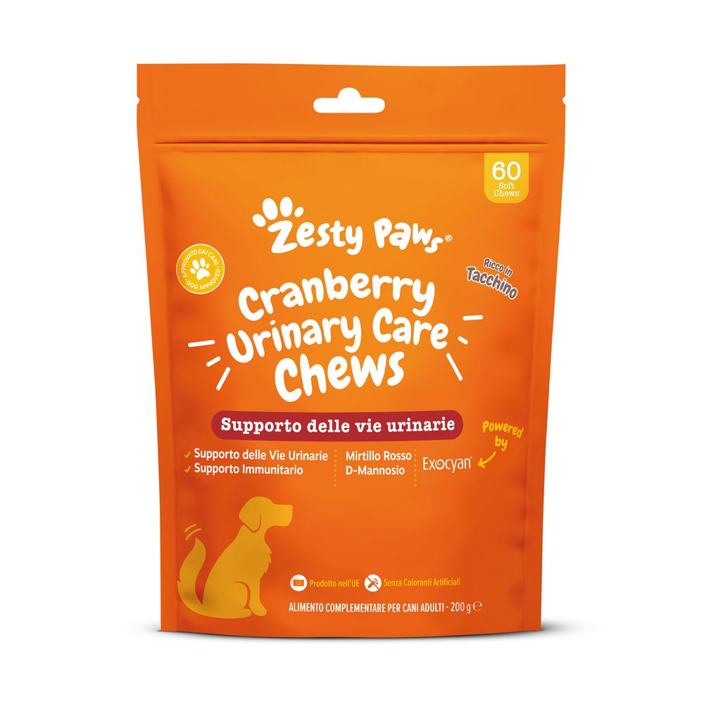 Zesty Paws® Cranberry Urinary Support Integratore Supporto delle vie urinarie