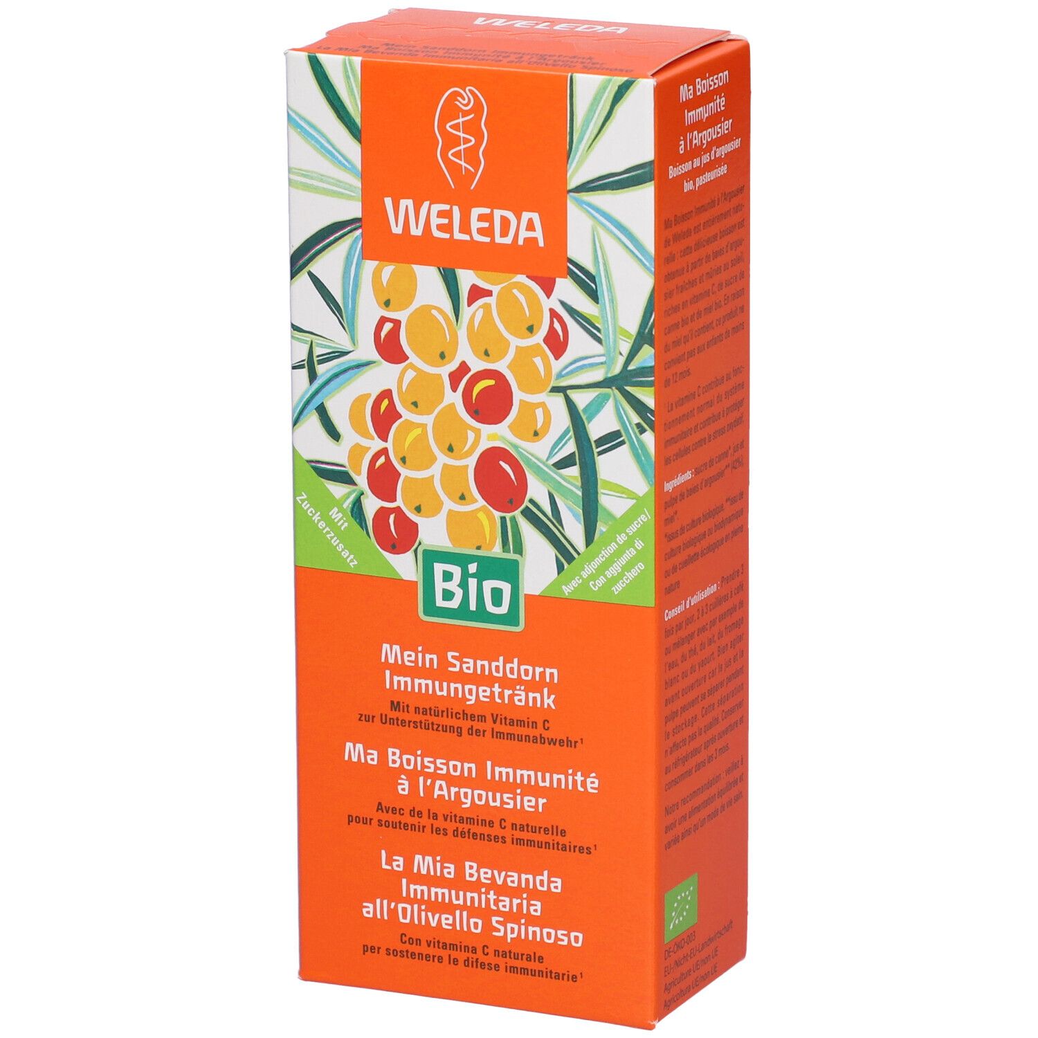 Olivello Spinoso Vital Sciroppo La Mia Bevanda Immunitaria All'Olivello Spinoso