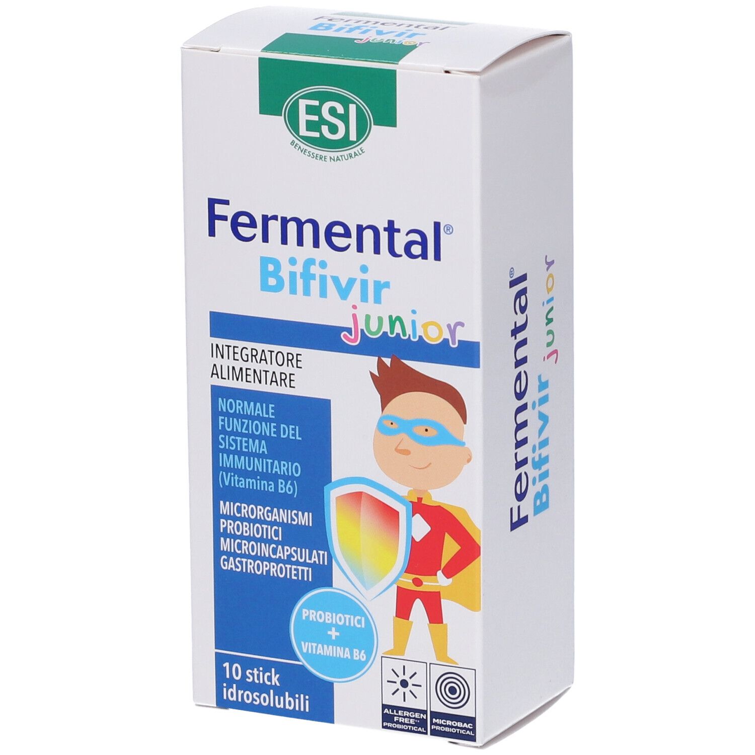 Esi Srl Integratore Esi Fermental Bifivir Junior Fermenti, 10 Stick - Immagine 9