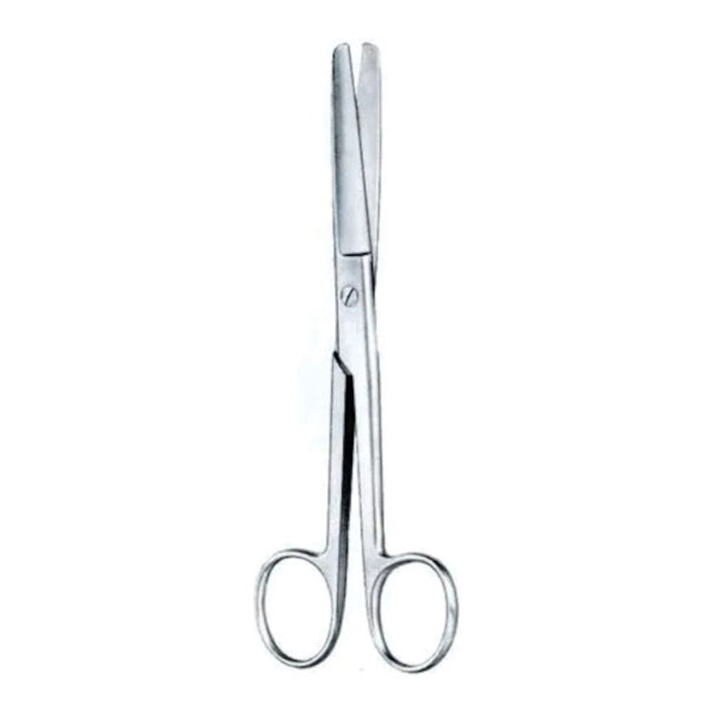 Forbice Retta Punte Smusse In Acciaio Per Chirurgia 11,5Cm Monouso