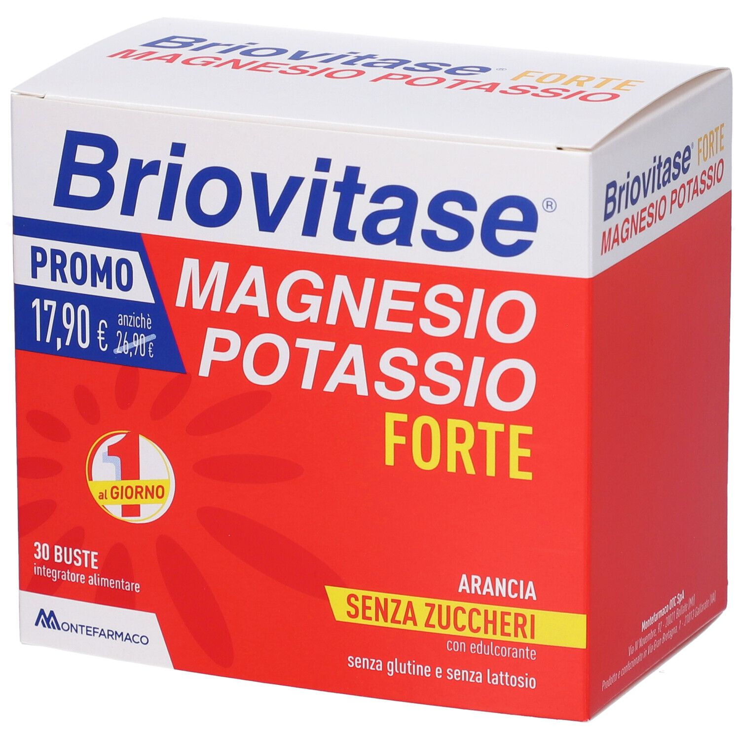 Briovitase Magnesio Potassio Forte Integratore Per Stanchezza Senza Zuccheri 30 Buste - Immagine 3