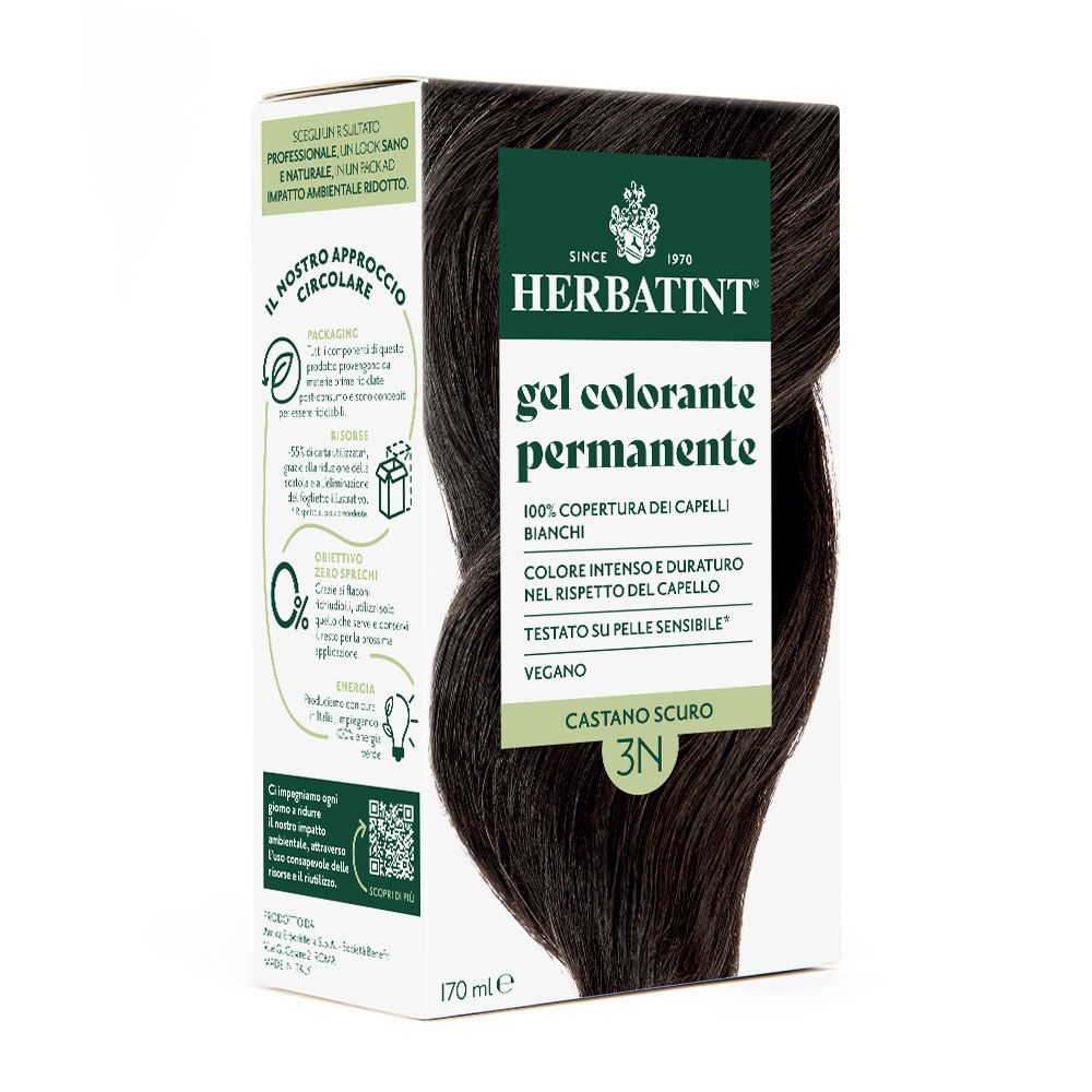 Herbatint Gel Colorante Permanente 3N Castano Scuro