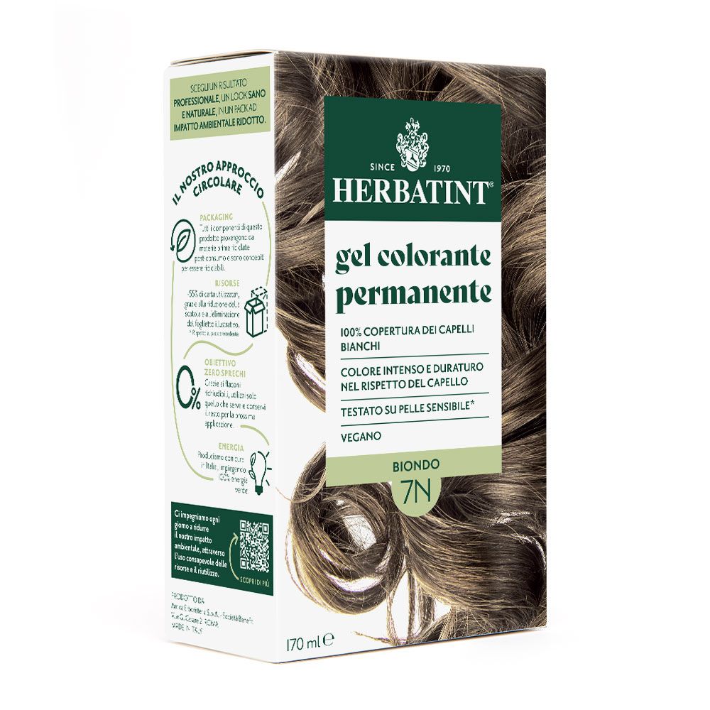 Herbatint Gel Colorante Permanente 7N Biondo