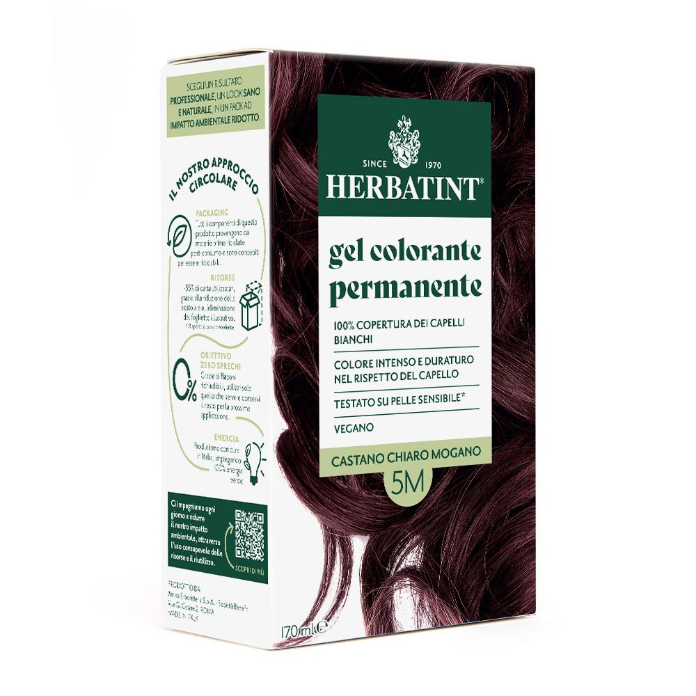 Herbatint Gel Colorante Permanente 5M Castano Chiaro Mogano