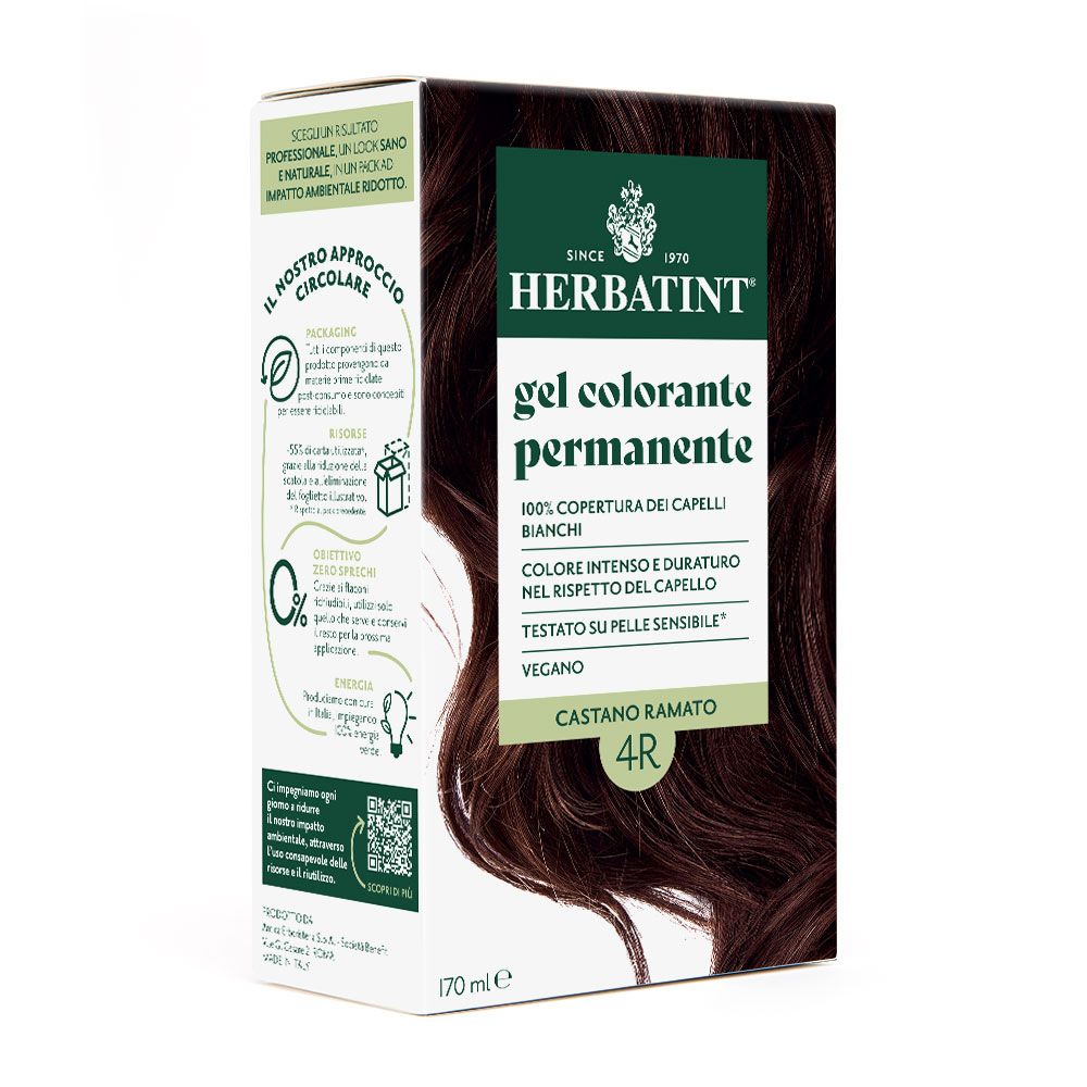 Herbatint Gel Colorante Permanente 4R Castano Ramato