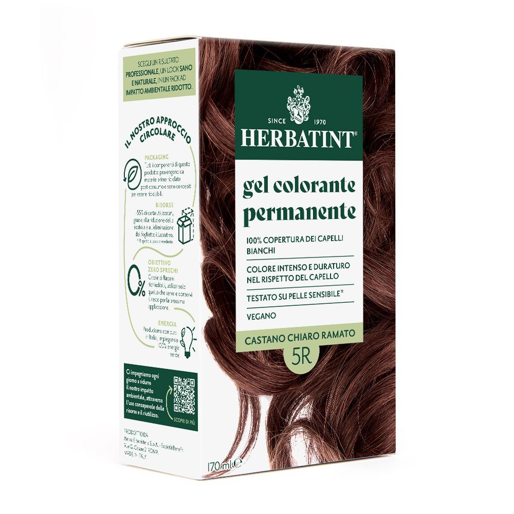 Herbatint Gel Colorante Permanente 5R Castano Chiaro Ramato