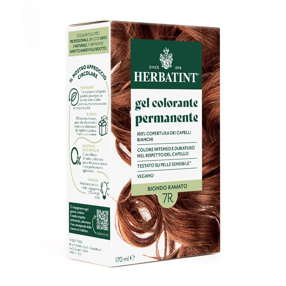 Herbatint Gel Colorante Permanente 7R Biondo Ramato