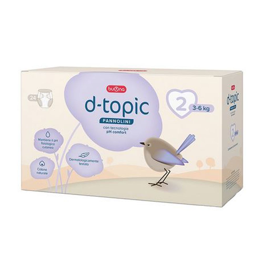 Buona D-Topic Pannolini Taglia 2 (3-6 Kg)