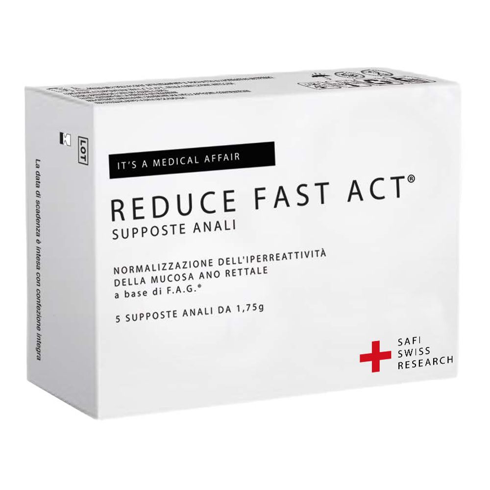 Safi Reduce Fast Act Per Sintomi Ano-Rettali 5 Supposte - Immagine 9