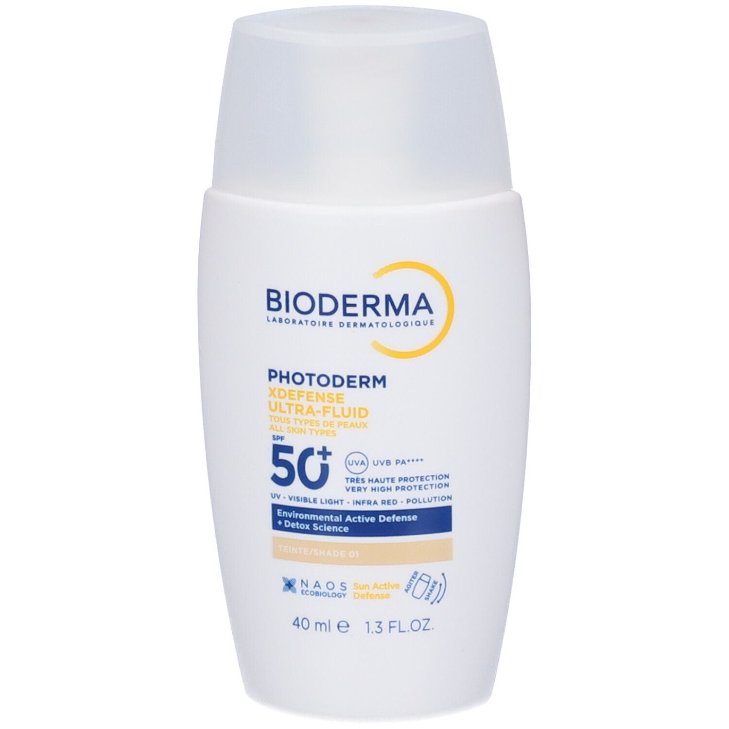 Bioderma Photoderm Xdefense Ultra-Fluid SPF50+ Tonalità 01