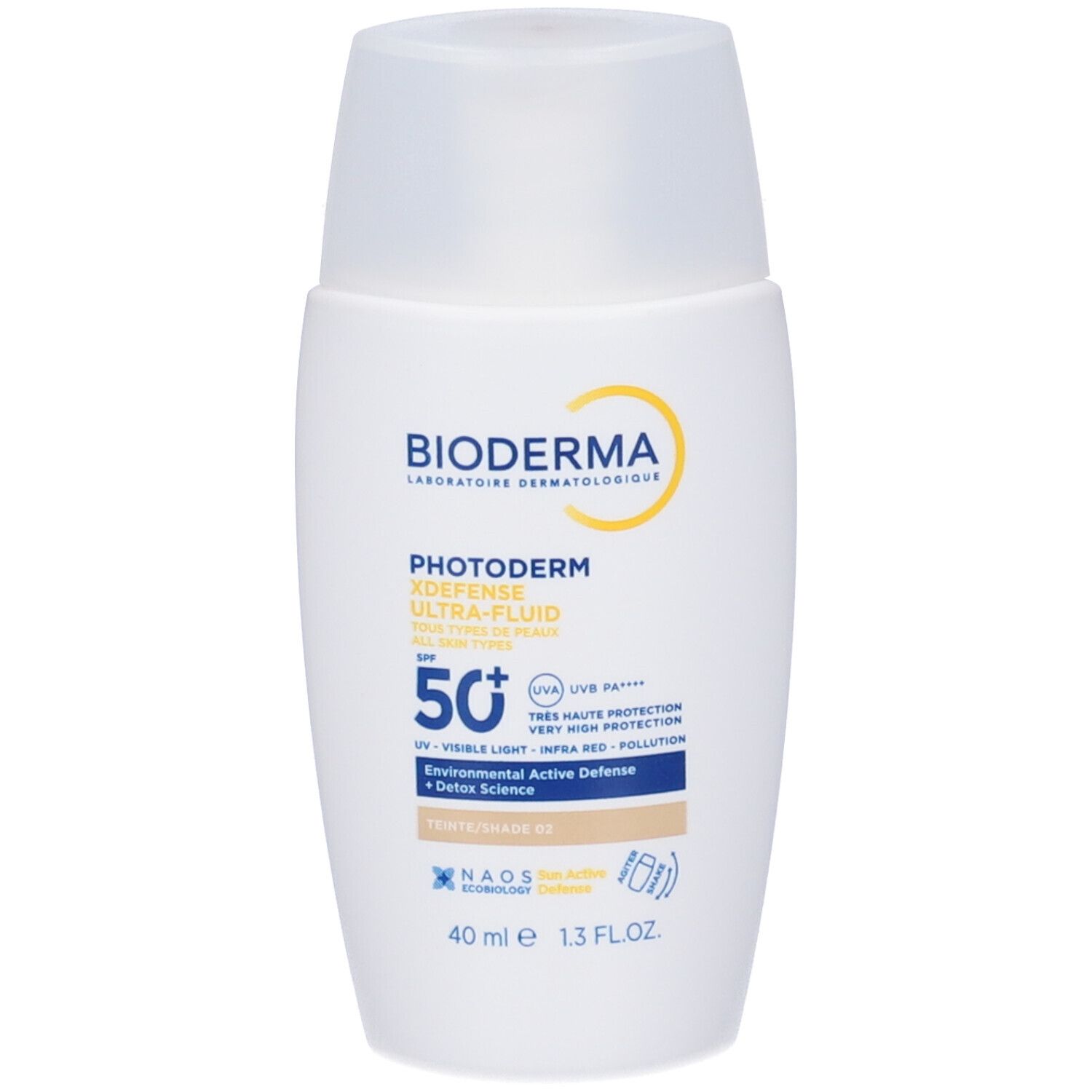Bioderma Photoderm Xdefense Ultra-Fluid SPF50+ Tonalità 02