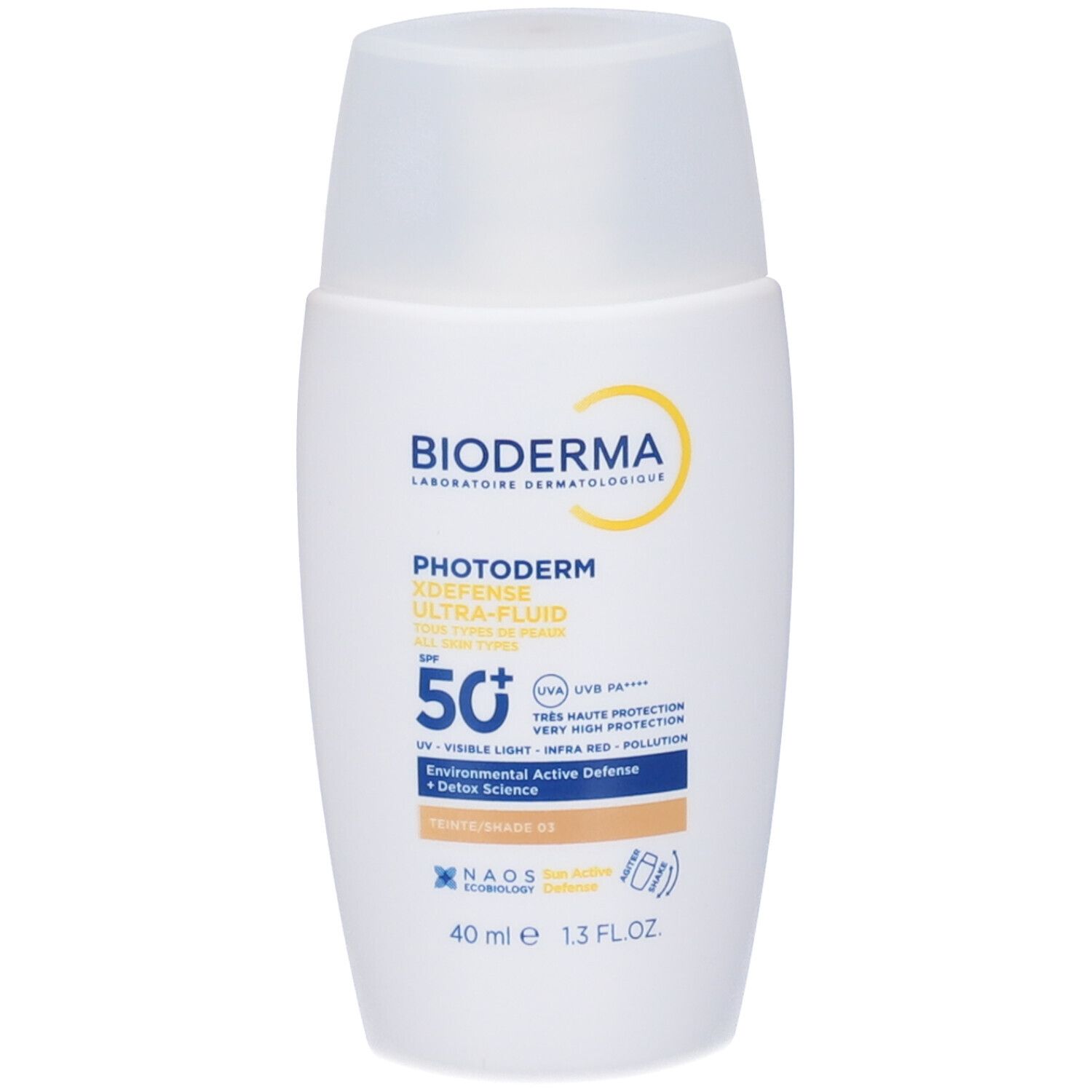 Bioderma Photoderm Xdefense Ultra-Fluid SPF50+ Tonalità 03