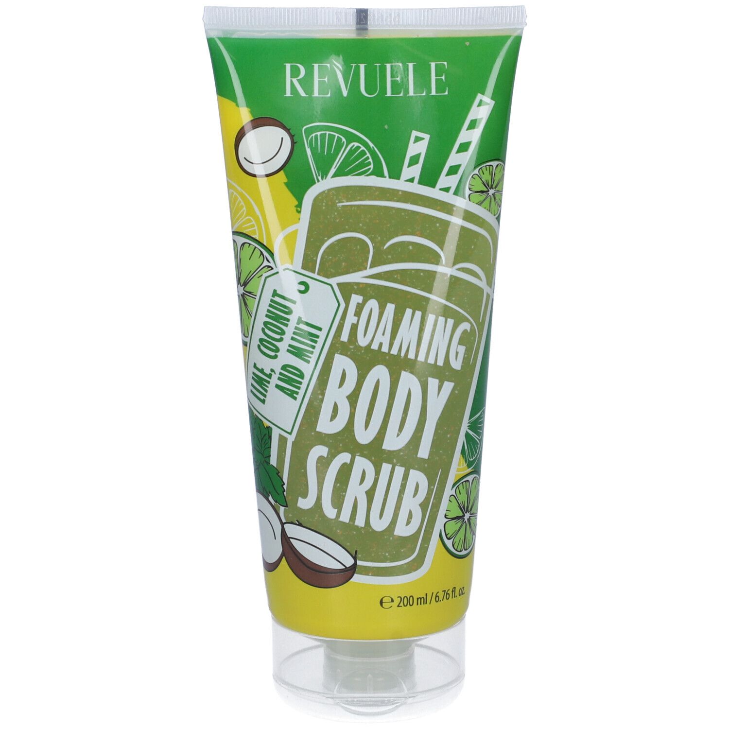 Revuele Foaming Body Lime Coconut And Mint Scrub Corpo
