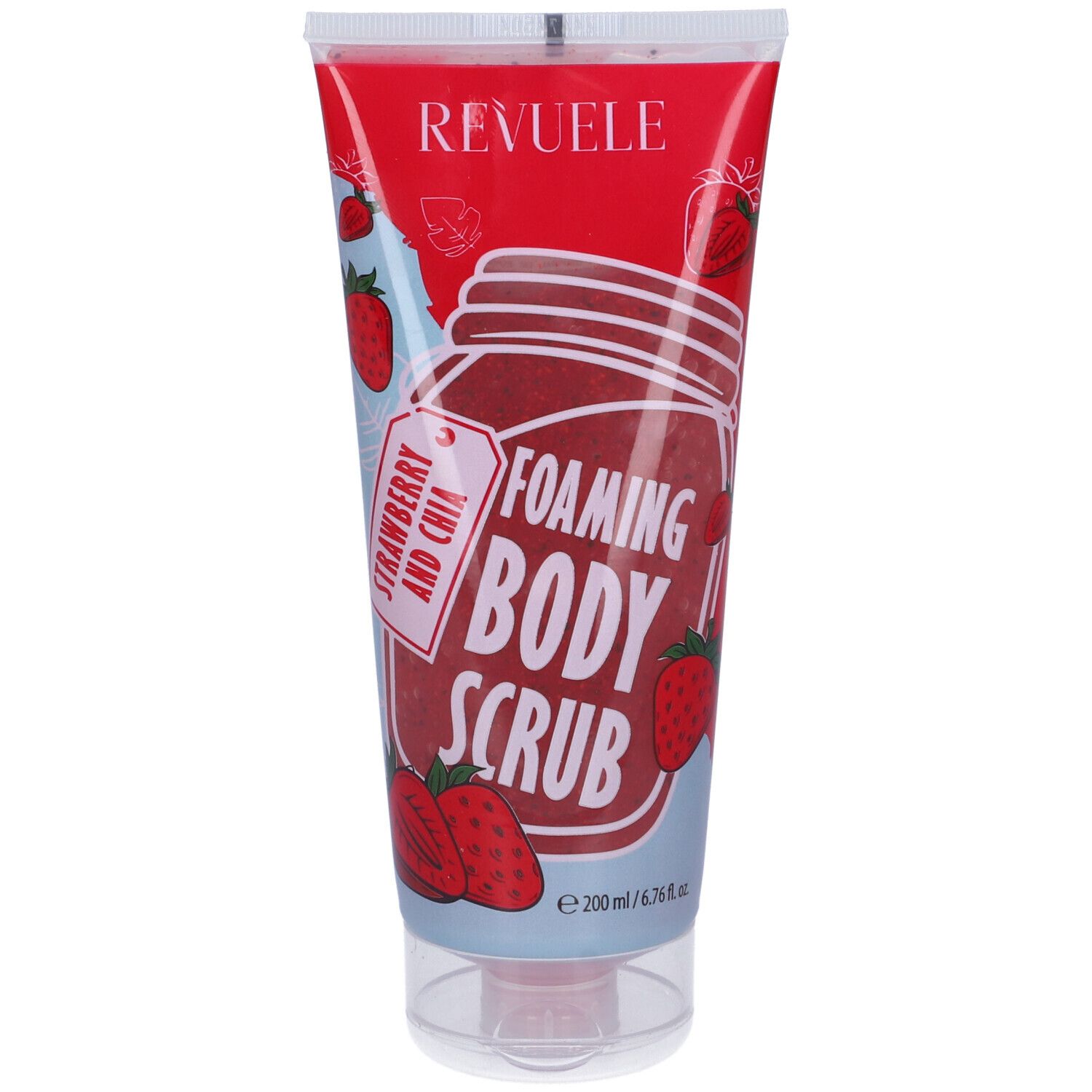 Revuele Foaming Body Scrub Corpo Strawberry & Chia