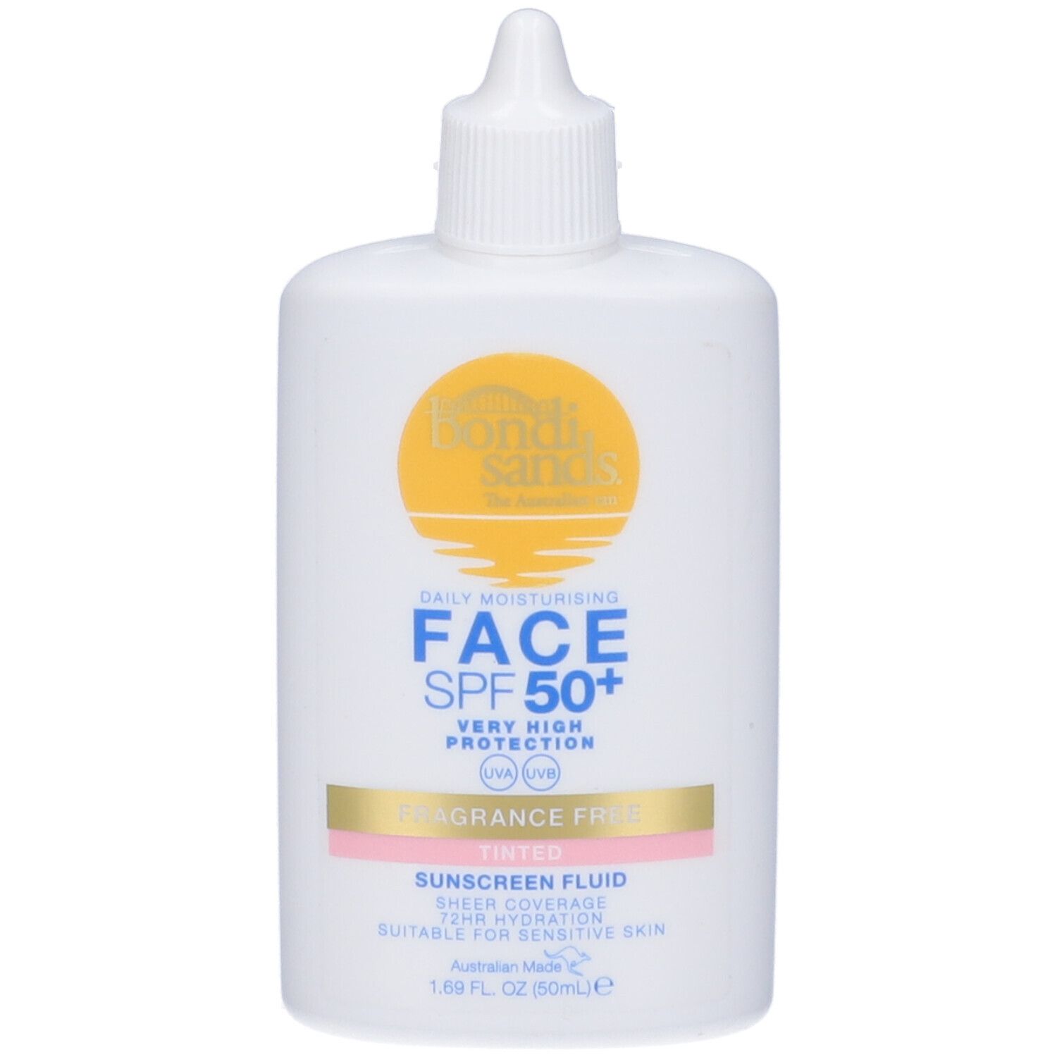 Bondy Sands Fluido Viso Colorato Senza Profumo SPF50+