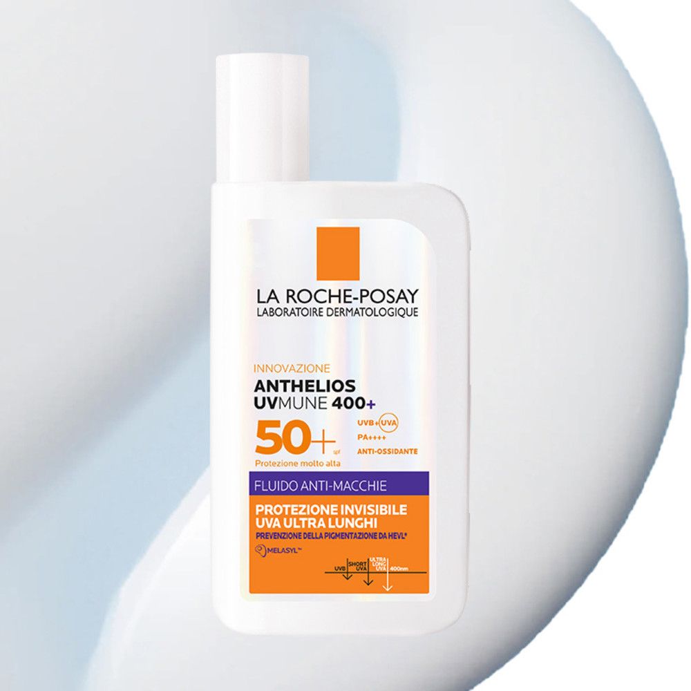 La Roche-Posay Anthelios Uvmune 400+ Fluido Anti-Macchie Spf50+ 50Ml Potenziato Da Melasyl™ 50 Ml
