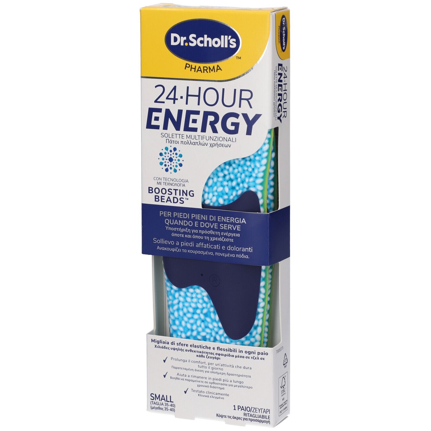 Dr. Scholl´s 24 Hour Energy Solette Multifunzionali Taglia S