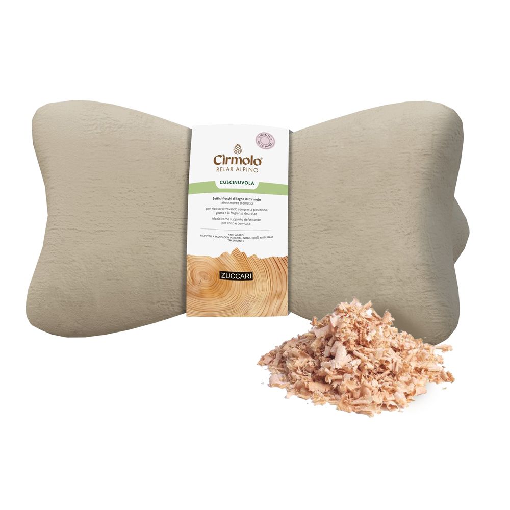 Cirmolo Relax Alpino-Cuscinuvola Cuscino Cervicale
