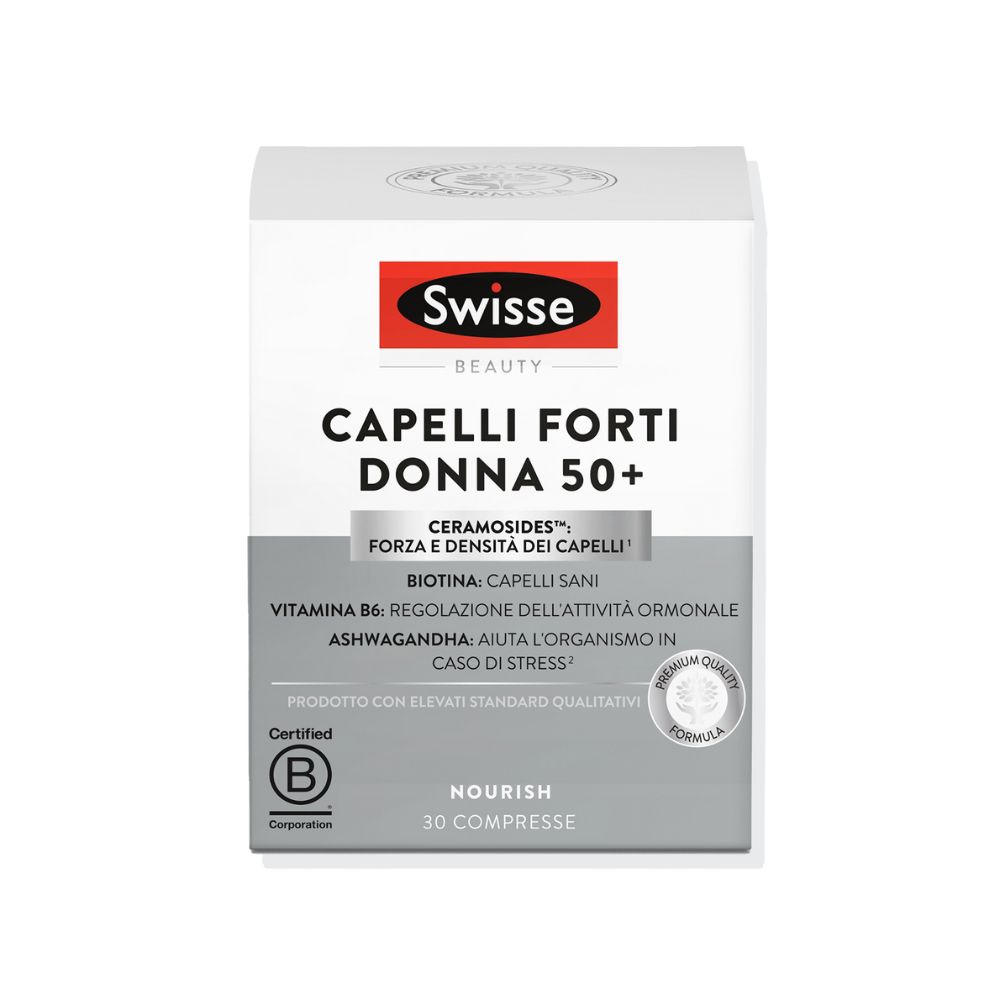 Swisse Donna Capelli Forti 50+ Integratore Sani Compresse - Risparmia Il 10% Con Codice: 10 33 G