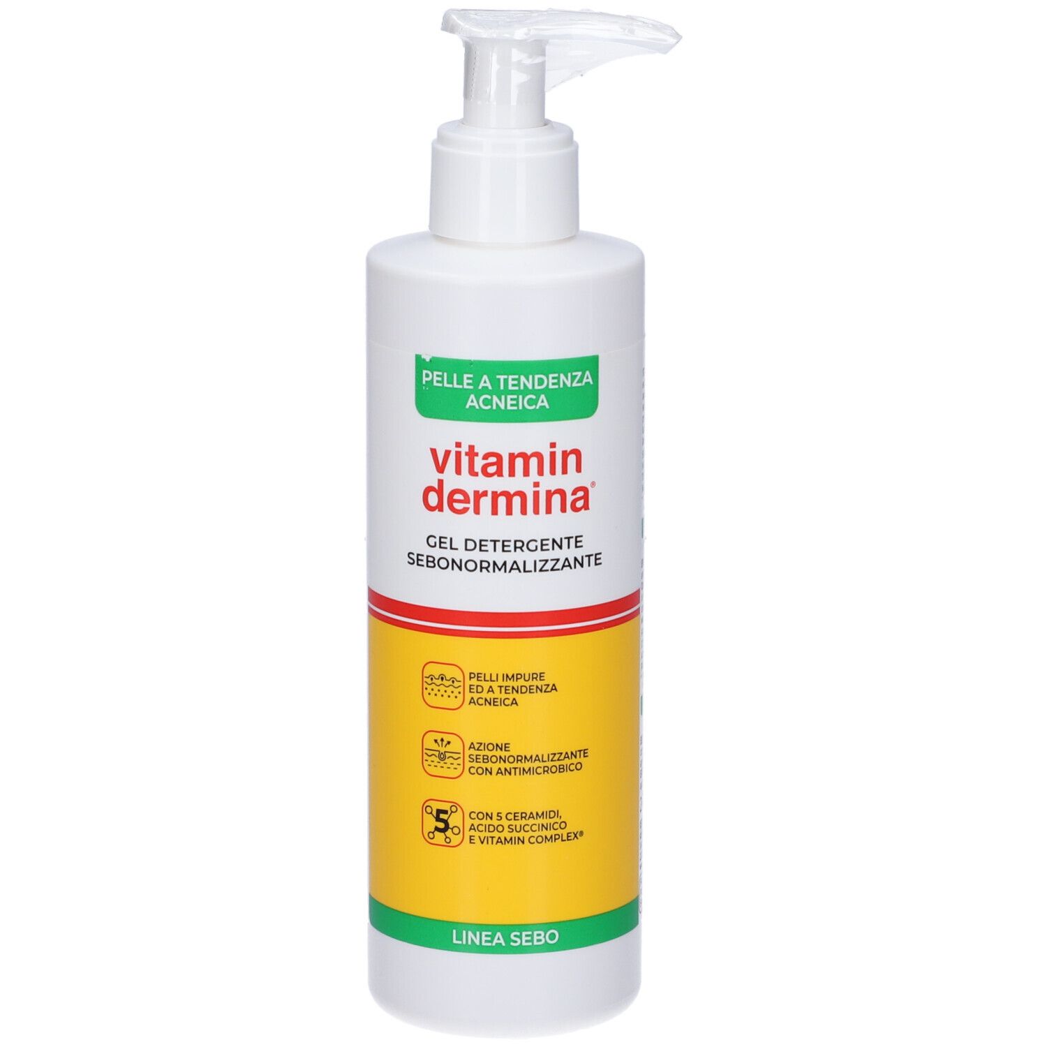 Vitamin Dermina Gel Detergente Sebonormalizzante