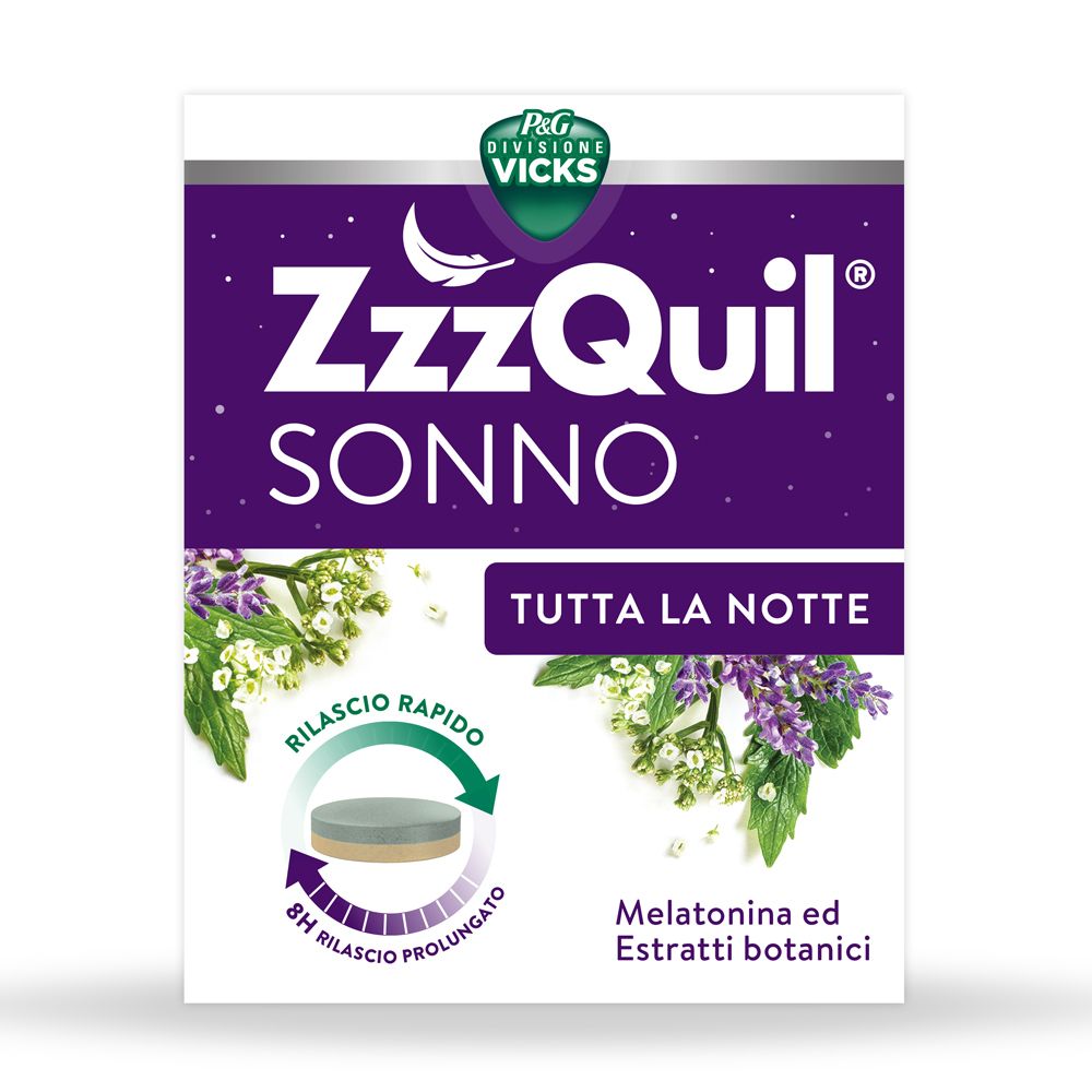 Vicks Zzzquil Sonno Tutta28Cpr 20,5 g Tabletten