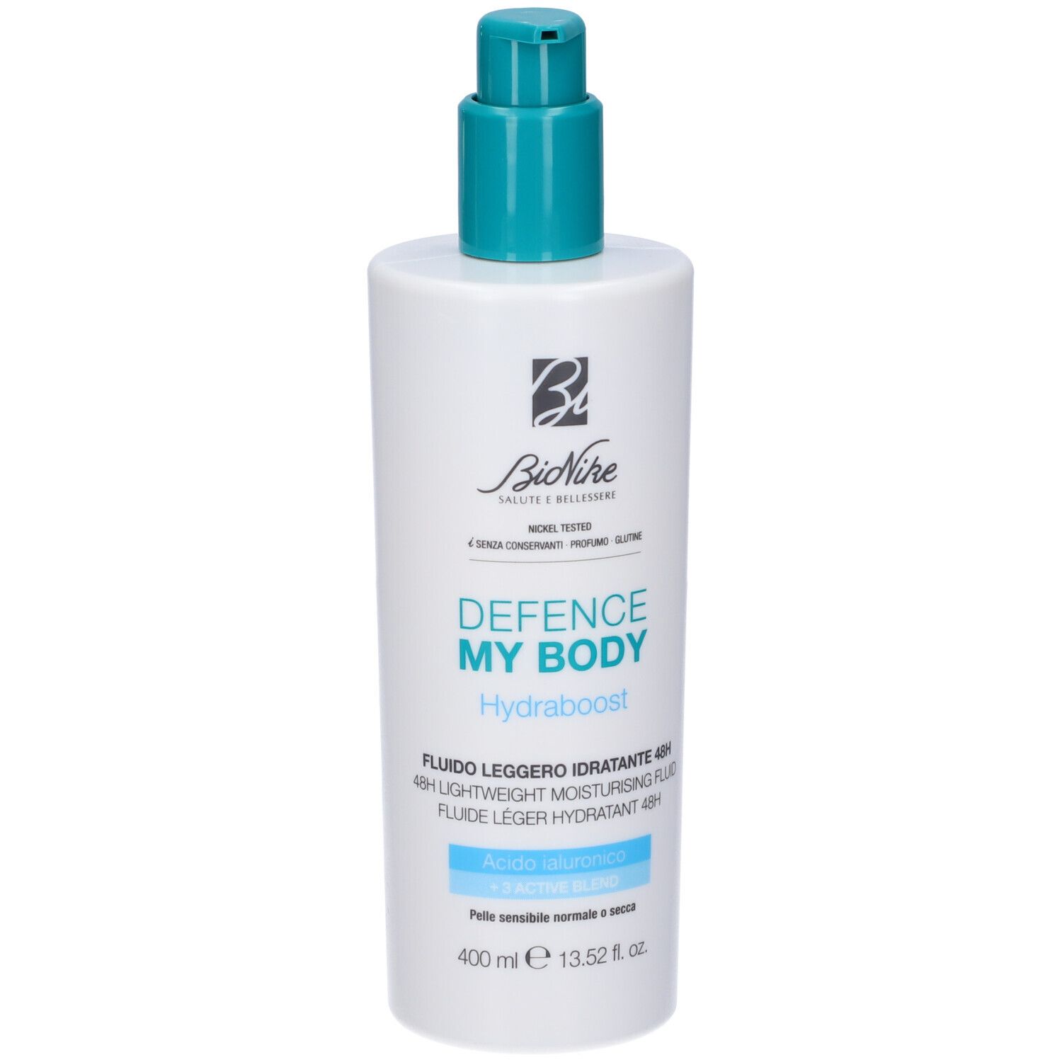 Bionike Defence My Body Fluido Leggero Idratante 48H 400 Ml