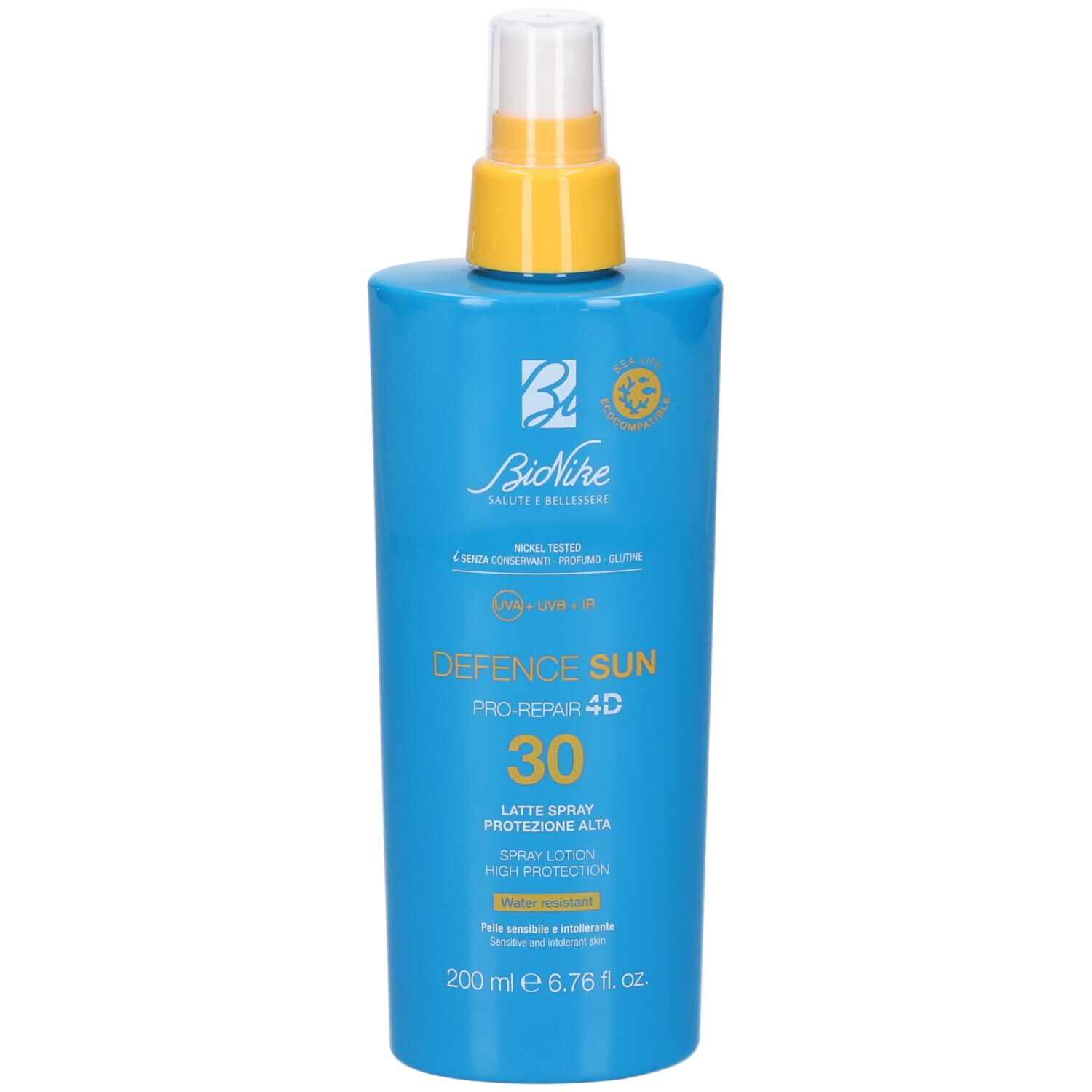 BioNike Defence Sun Pro-Repair 4D SPF 30 Latte Spray Protezione Alta