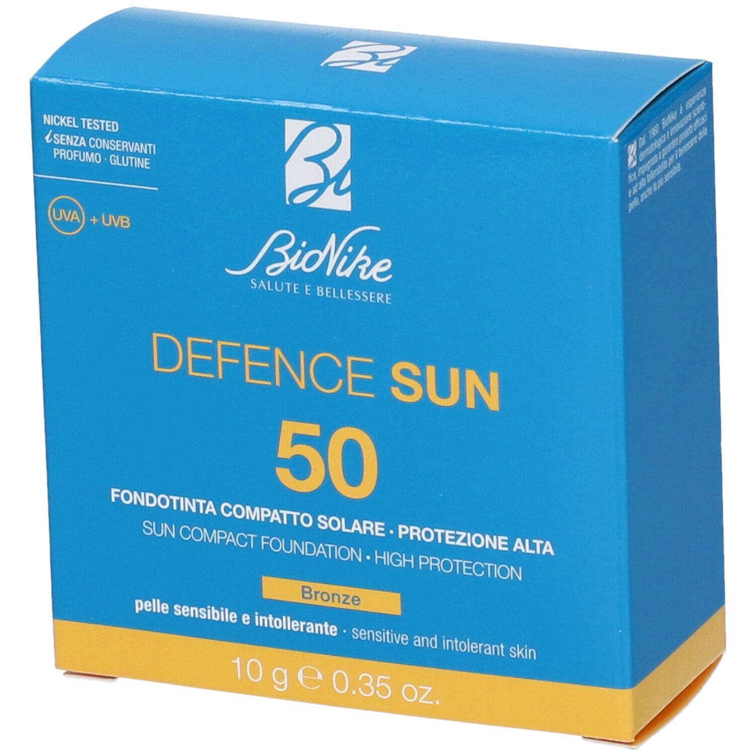Defence Sun 50 Fondotinta Compatto Tonalitá N2 Bronzo