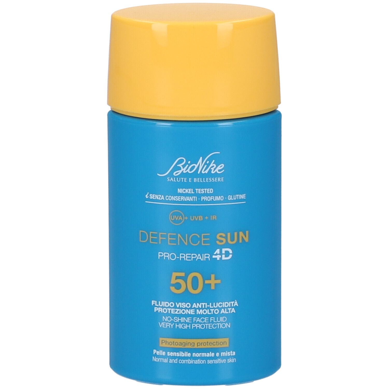 BioNike Defence Sun Pro-Repair 4D SPF 50+ Fluido Viso Anti-Lucidità