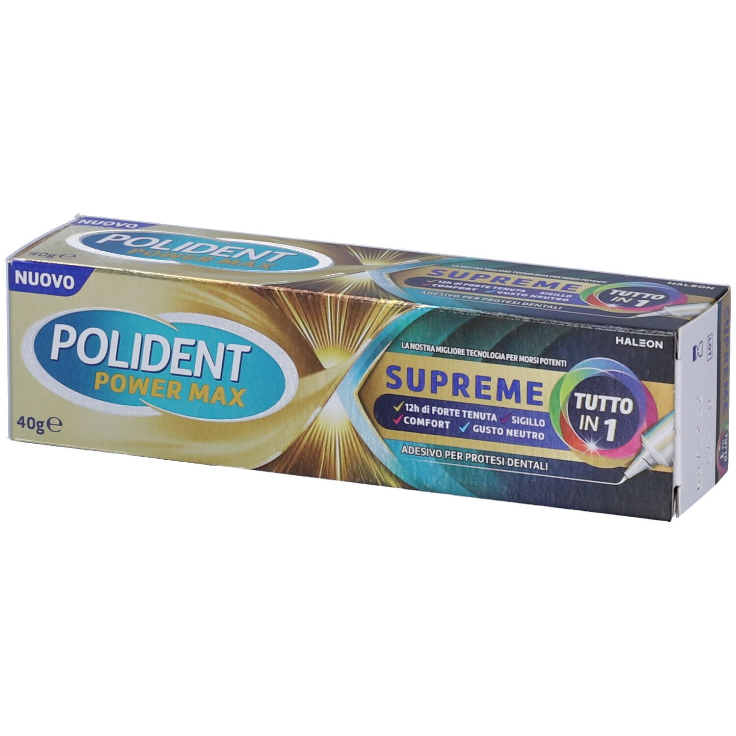 Polident Power Max Supreme Tutto in 1 Crema Adesiva Protesi 40 g