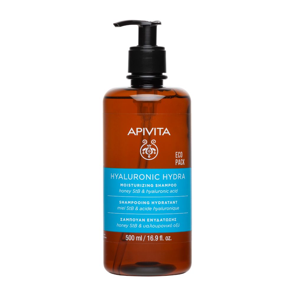 Apivita Hyaluronic Hydra Shampoo Idratante Anti-crespo con Acido Ialuronico per capelli morbidi- Risparmia il 10% con il codice: apivita0926